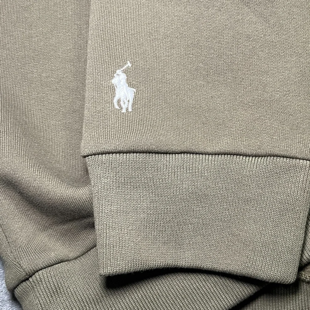 NWT Polo Ralph Lauren Sweatshirt Men's XXL Brown Spellout Crewneck Collegiate